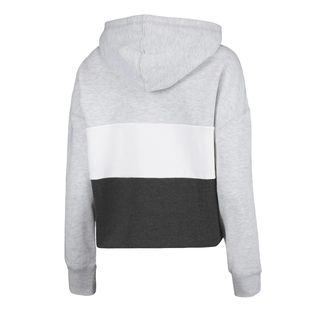 47 Brand - Women's Pittsburgh Steelers Cutoff Pullover Hoodie (381823AA STEELERS) - Image 2