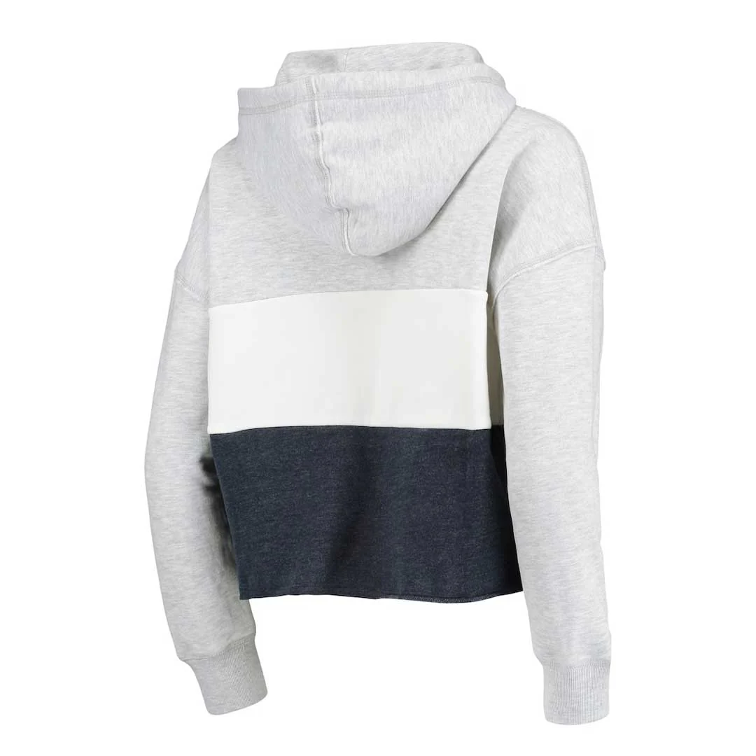 47 Brand - Women's Seattle Seahawks Cutoff Pullover Hoodie (381823AA SEAHAWKS) - Image 2