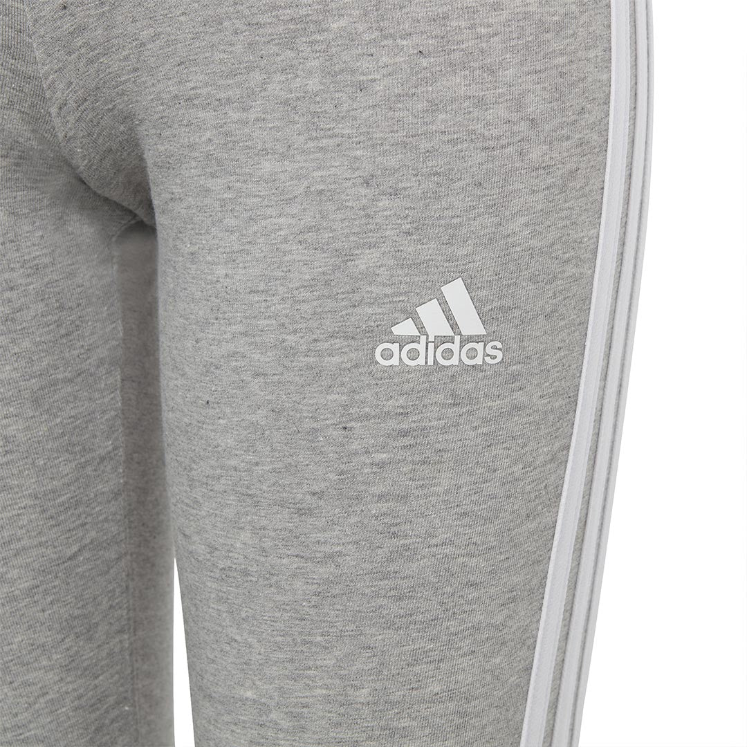 adidas - Girls' (Junior) Essentials 3 Stripes Cotton Tights (IC3624) - Image 4