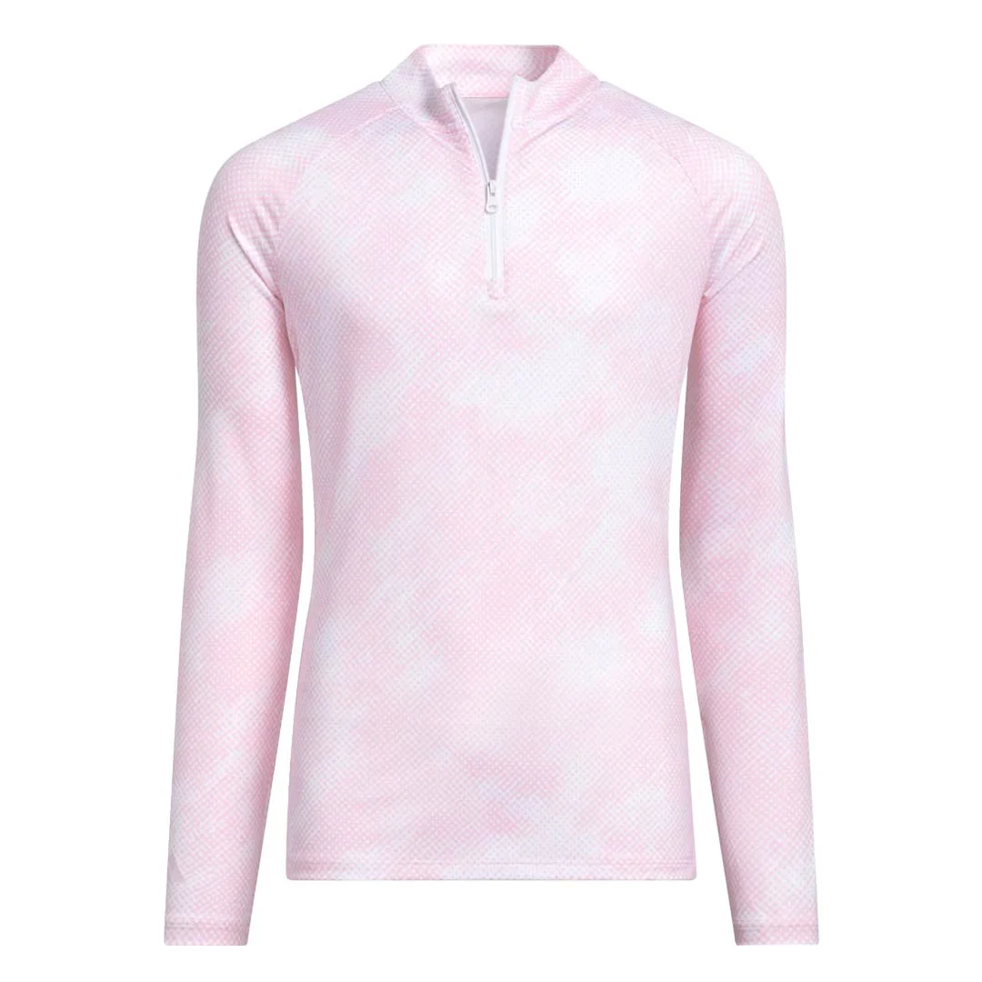 adidas - Girls' (Junior) Performance Long Sleeve Printed Polo (JW6761)