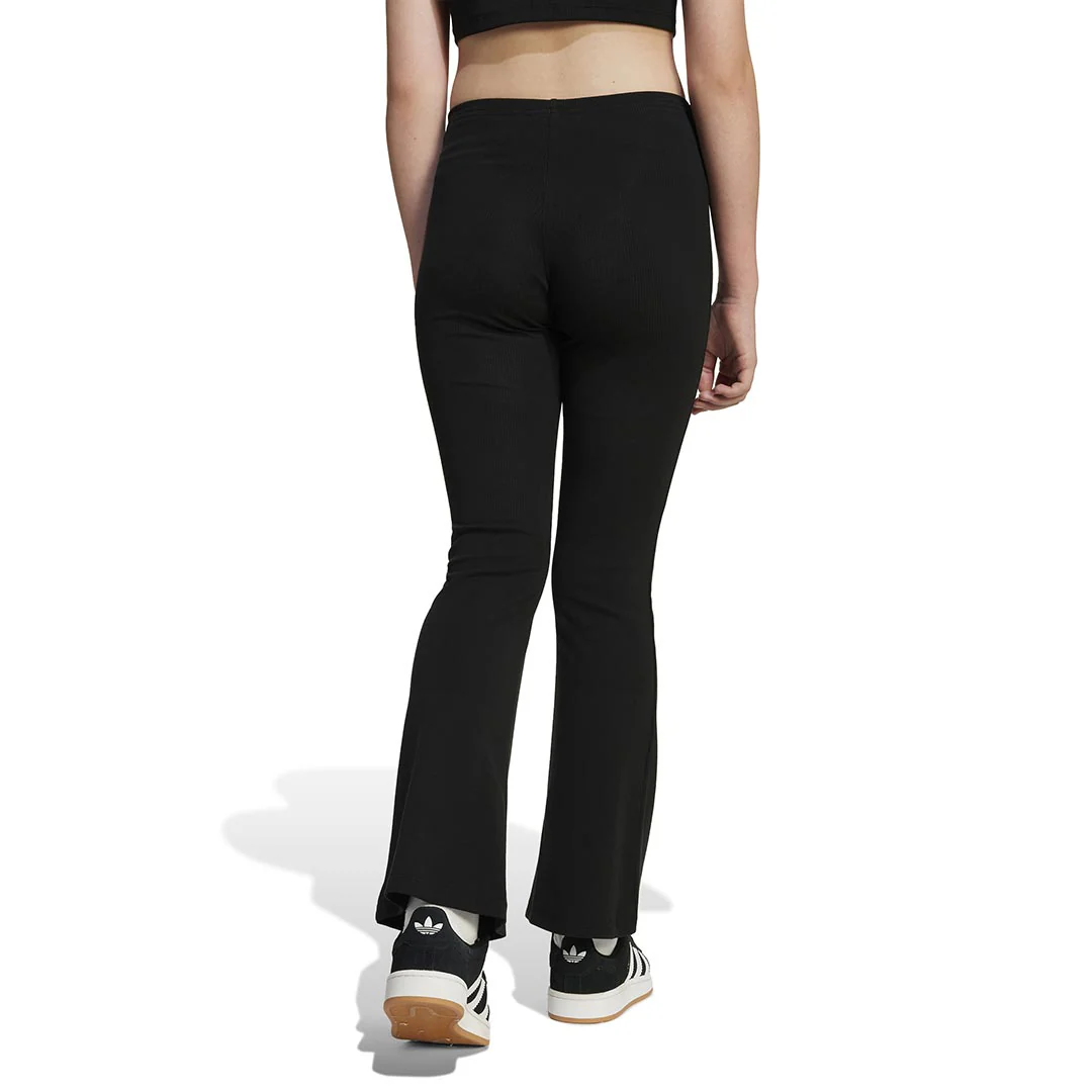 adidas - Girls' (Junior) Ribbed Flared Pant (JC8437) - Image 3