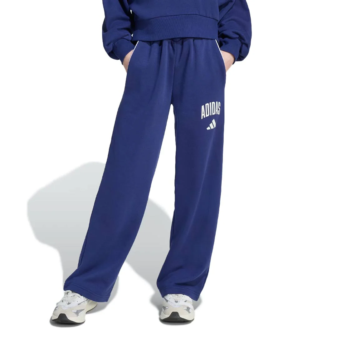 adidas - Girls' (Junior) Seasonals Essentials Collegiate Typography Pant (JM1539) - Image 2