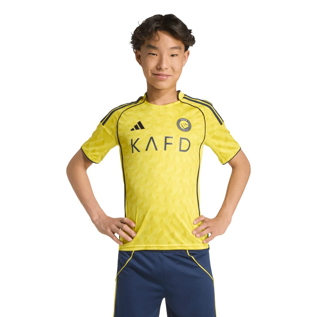 adidas - Kids' (Youth) Al Nassr FC 25/26 Home Jersey (JN7981) - Image 2