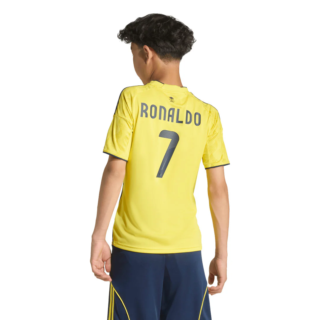 adidas - Kids' (Youth) Al Nassr FC 25/26 Home Jersey (JN7981) - Image 3