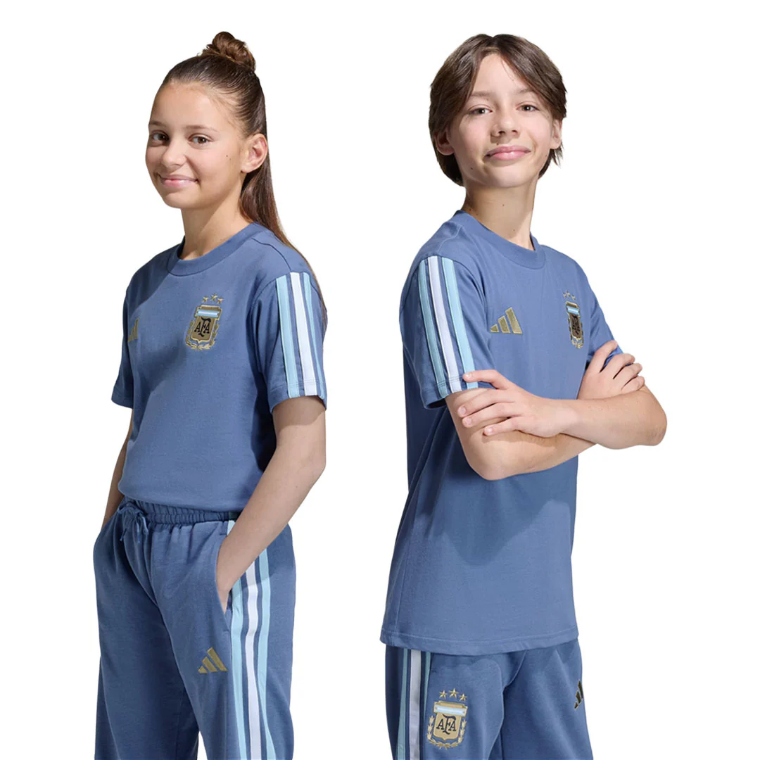 adidas - Kids' (Junior) Argentina DNA T-Shirt (JZ6302) - Image 2