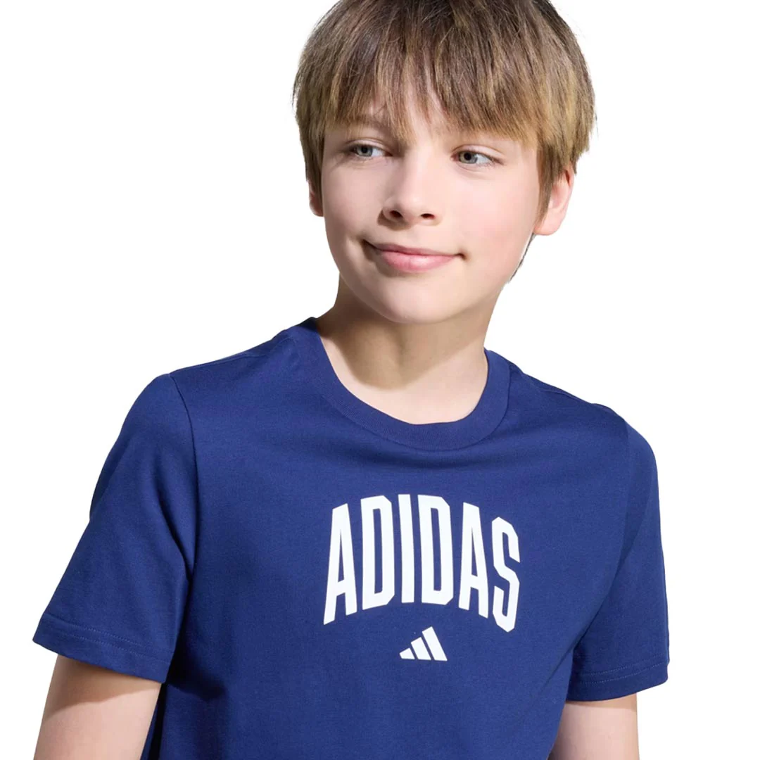 adidas - Kids' (Junior) Collegiate Graphic T-Shirt (JV5193) - Image 4