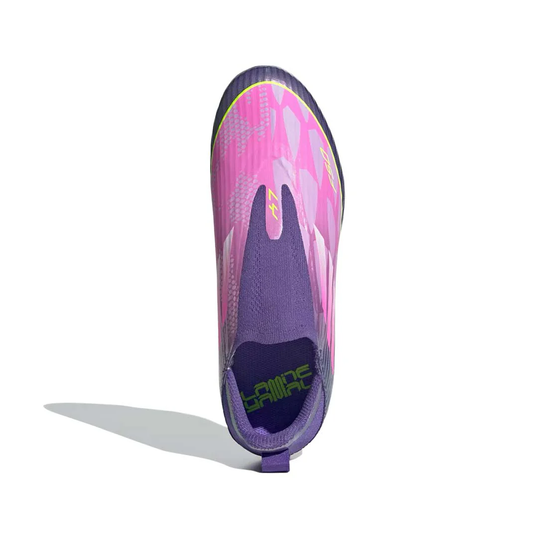 adidas - Kids' (Junior) F50 League Laceless Firm/Multi Ground Soccer Cleats (JQ9752) - Image 4