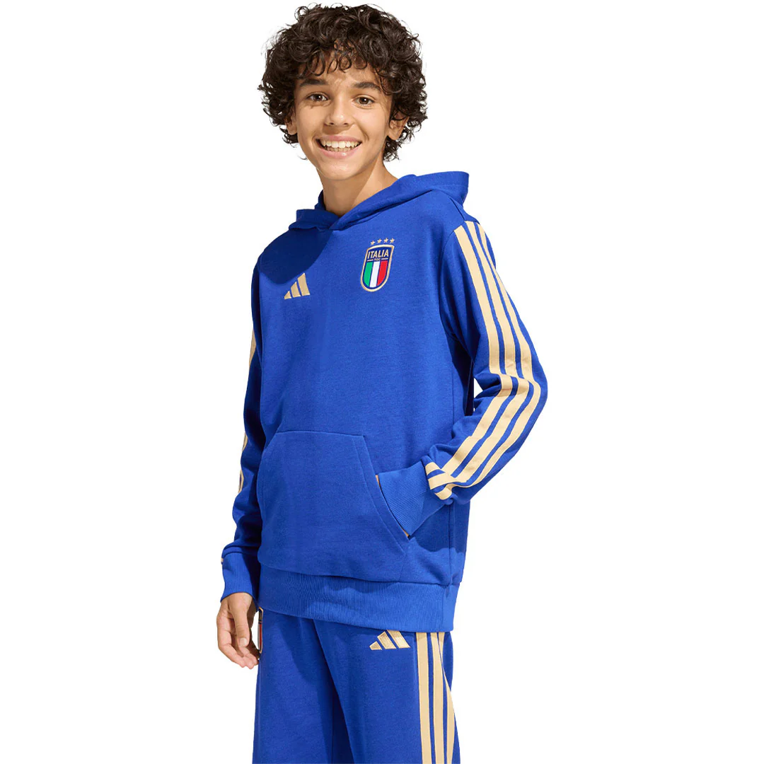 adidas - Kids’ (Junior) Italy DNA Hoodie (JY9518) - Image 2