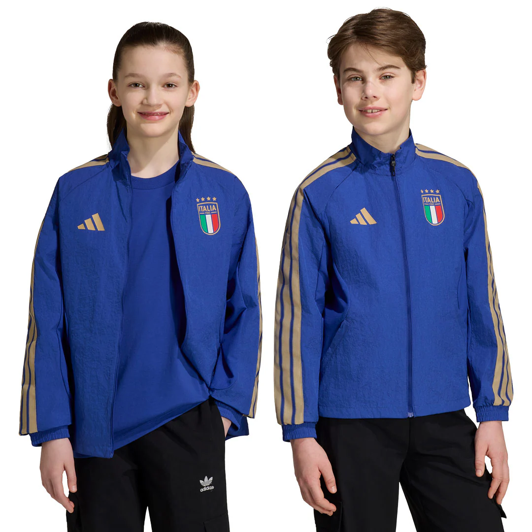 adidas - Kids’ (Junior) Italy Home Anthem Jacket (JY9601) - Image 2
