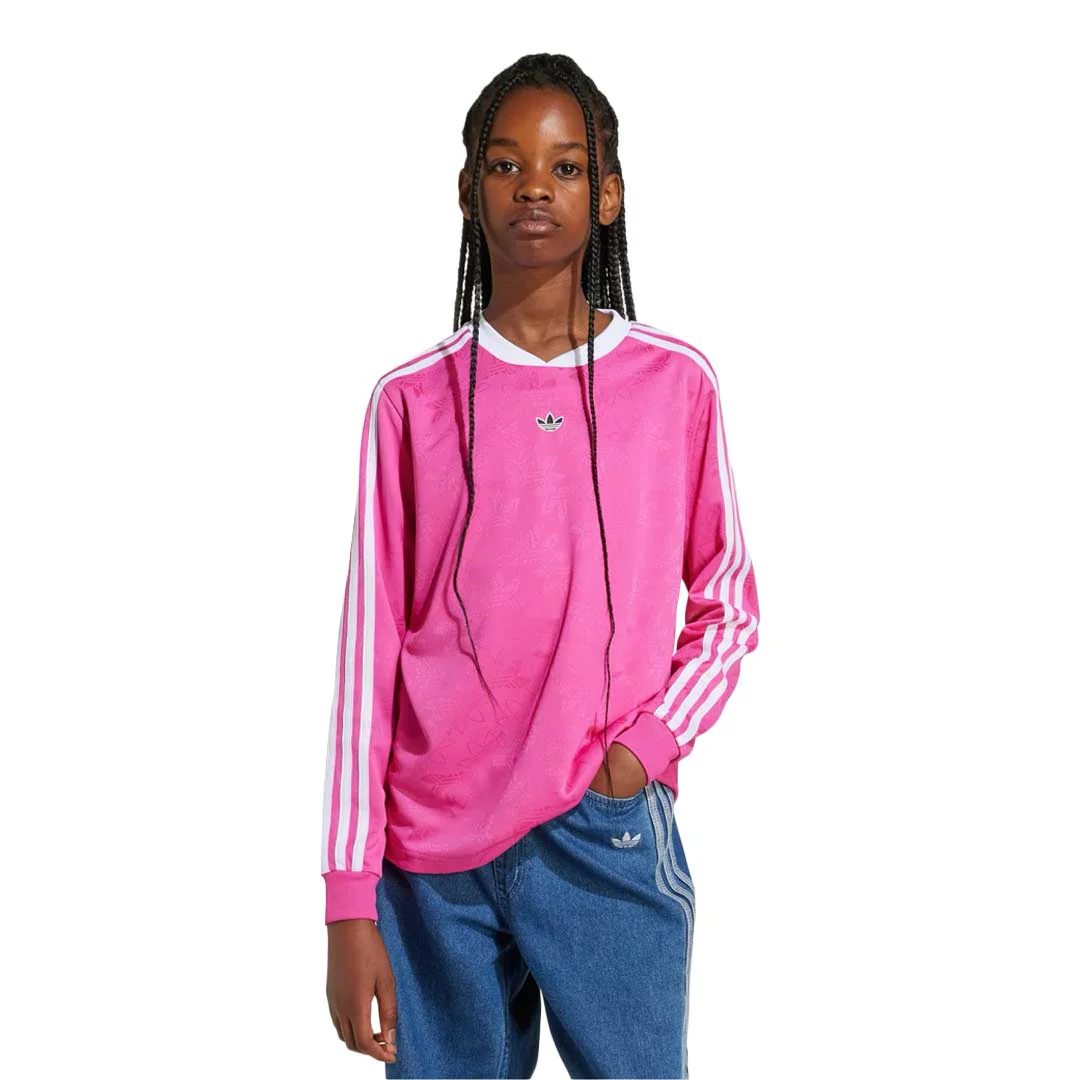 adidas - Kids' (Junior) Jaquard Long Sleeve Top (JW2845) - Image 2