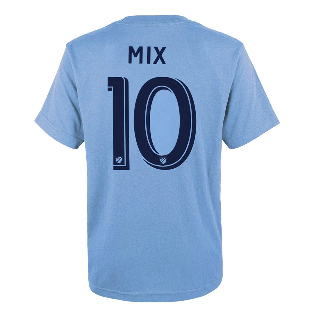 adidas - Kids' (Junior) New York City FC Mix Diskerud Short Sleeve T-Shirt (RX8PA3ZY NY FC) - Image 2