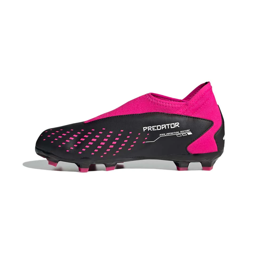 adidas - Kids' (Junior) Predator Accuracy.3 Laceless Firm Ground Cleats (GW4606) - Image 2