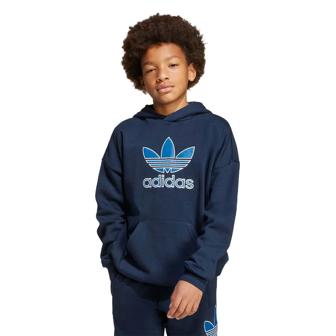 adidas - Kids' (Junior) Trefoil Hoodie (JV8651) - Image 2