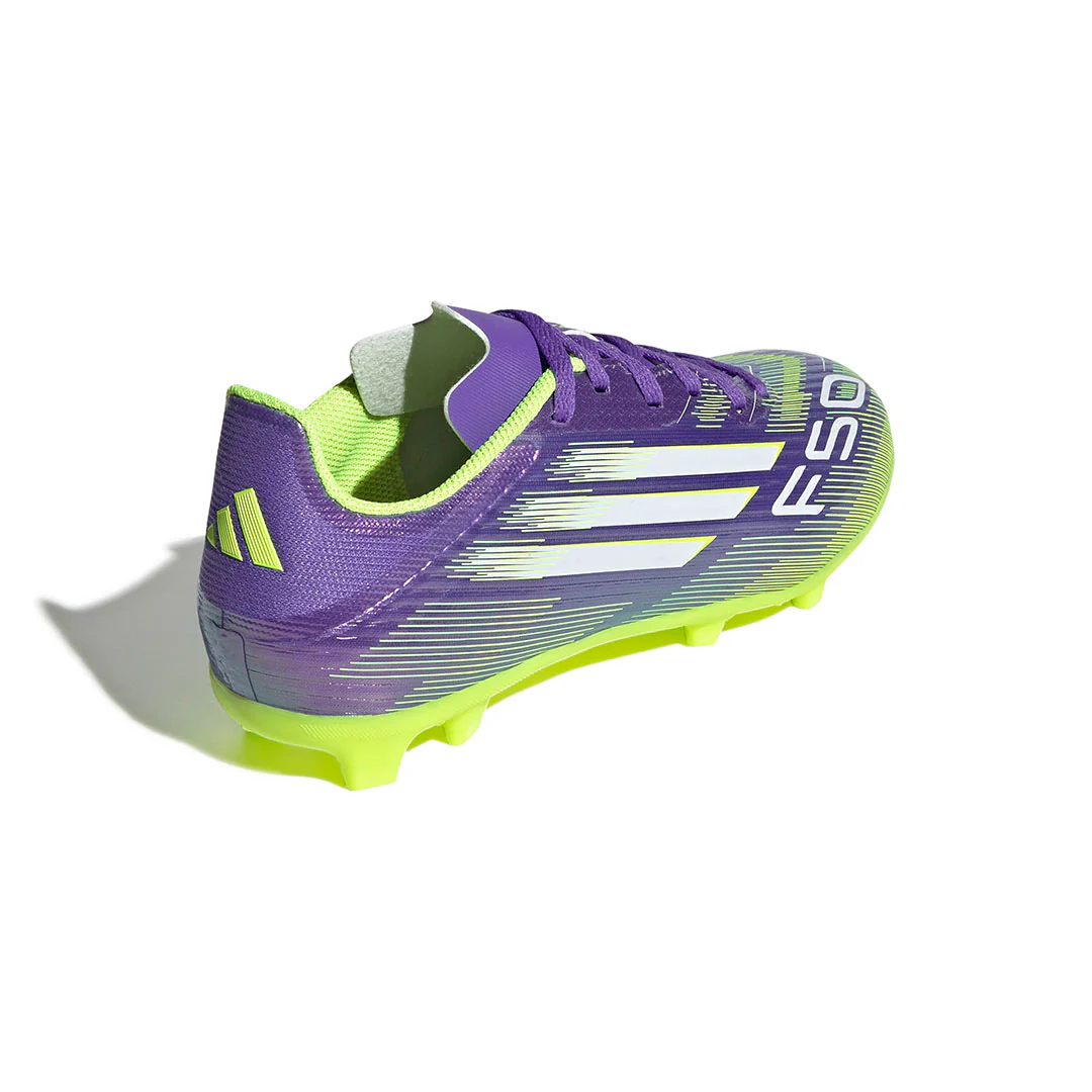 adidas - Kids' (Preschool & Junior) F50 League Firm/Multi Ground Soccer Cleats (JH7747) - Image 4