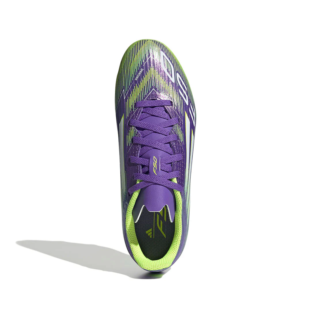 adidas - Kids' (Preschool & Junior) F50 League Firm/Multi Ground Soccer Cleats (JH7747) - Image 6