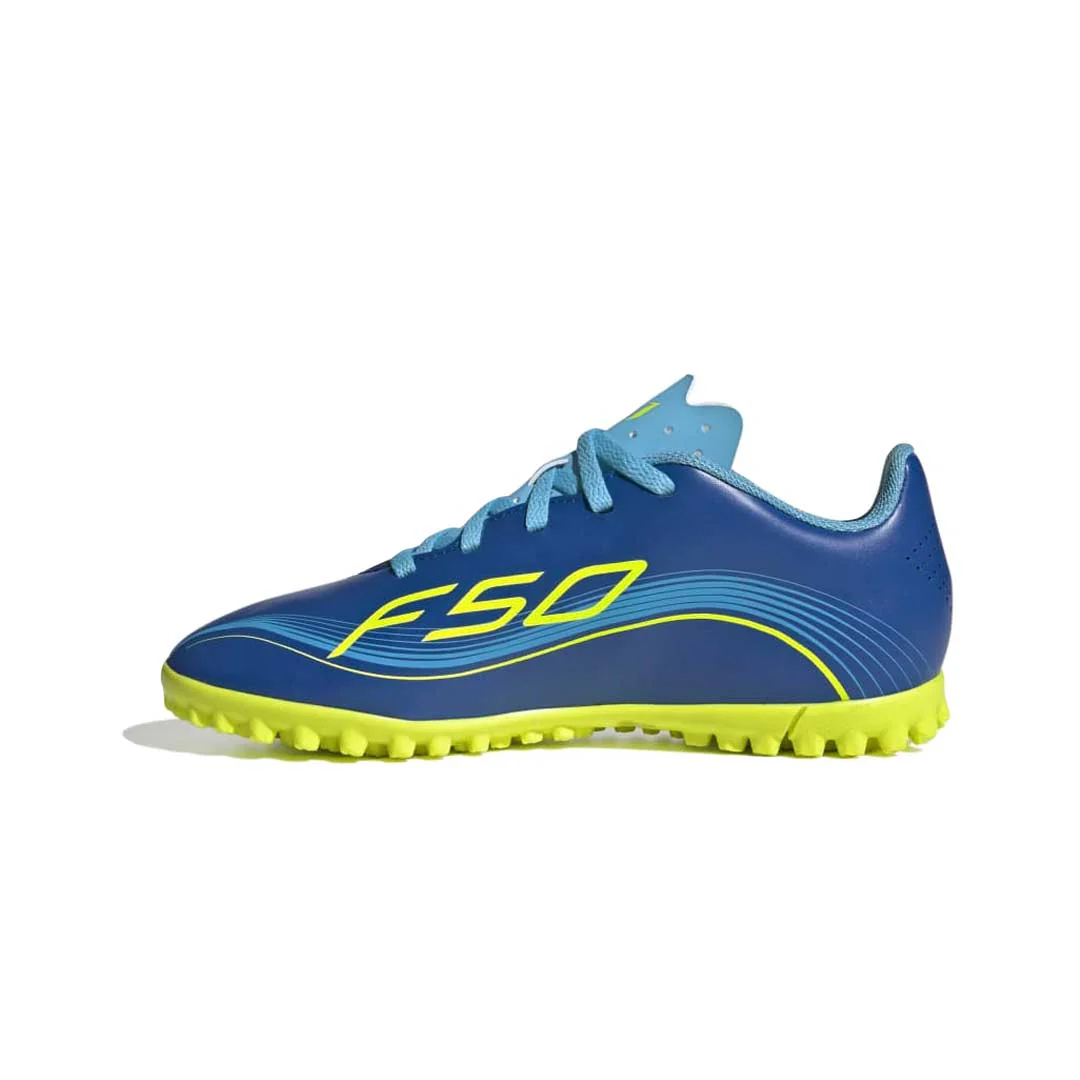 adidas - Kids' (Preschool & Junior) F50 Messi Club Turf Soccer Shoes (JR4427) - Image 2