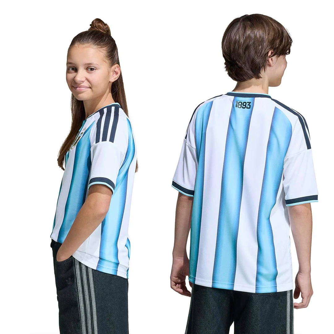 adidas - Kids' (Youth) Argentina 26 Home Jersey (KA8119) - Image 3