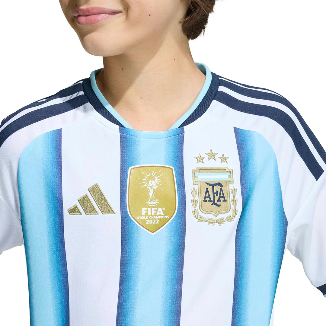 adidas - Kids' (Youth) Argentina 26 Home Jersey (KA8119) - Image 6