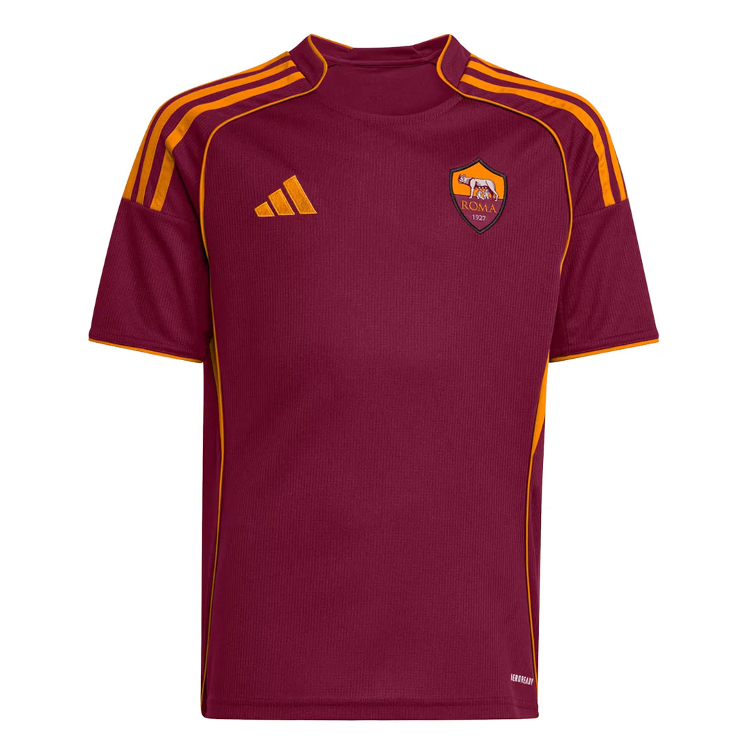 adidas - Kids' (Youth) AS Roma 25/26 Home Jersey (JX2613)