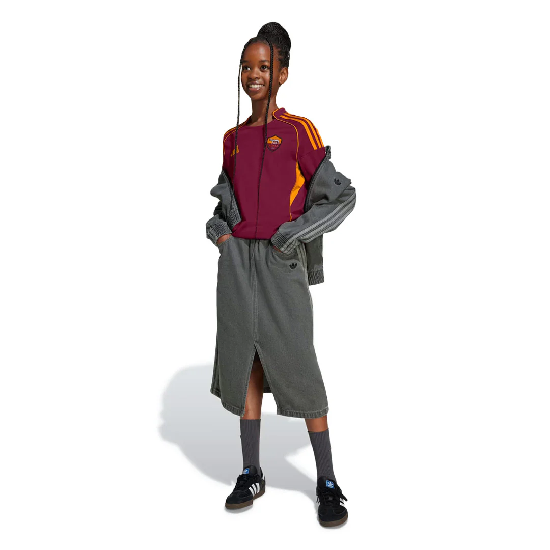 adidas - Kids' (Youth) AS Roma 25/26 Home Jersey (JX2613) - Image 4