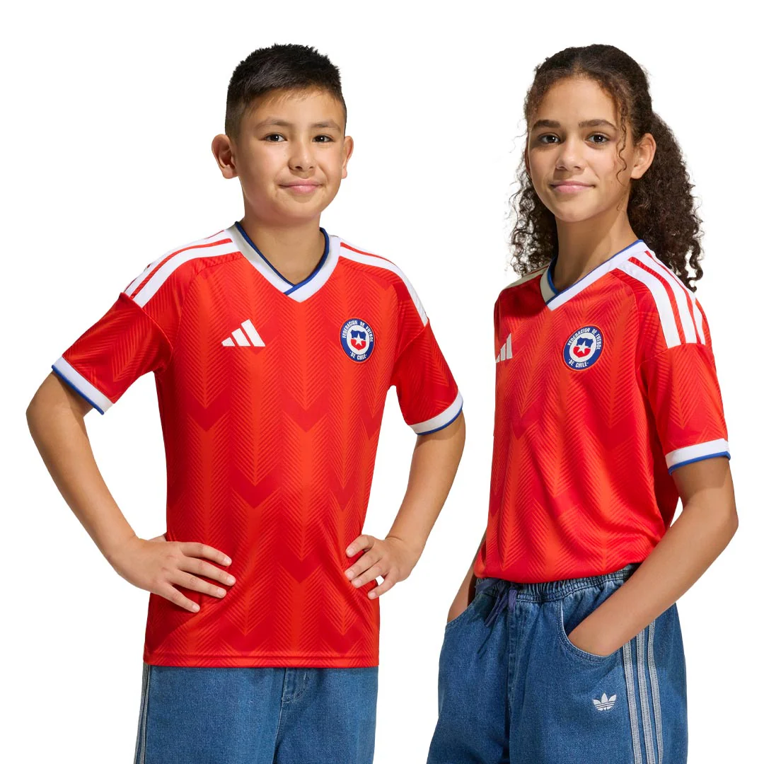 adidas - Kids' (Youth) Chile 26 Home Jersey (KG8545) - Image 2