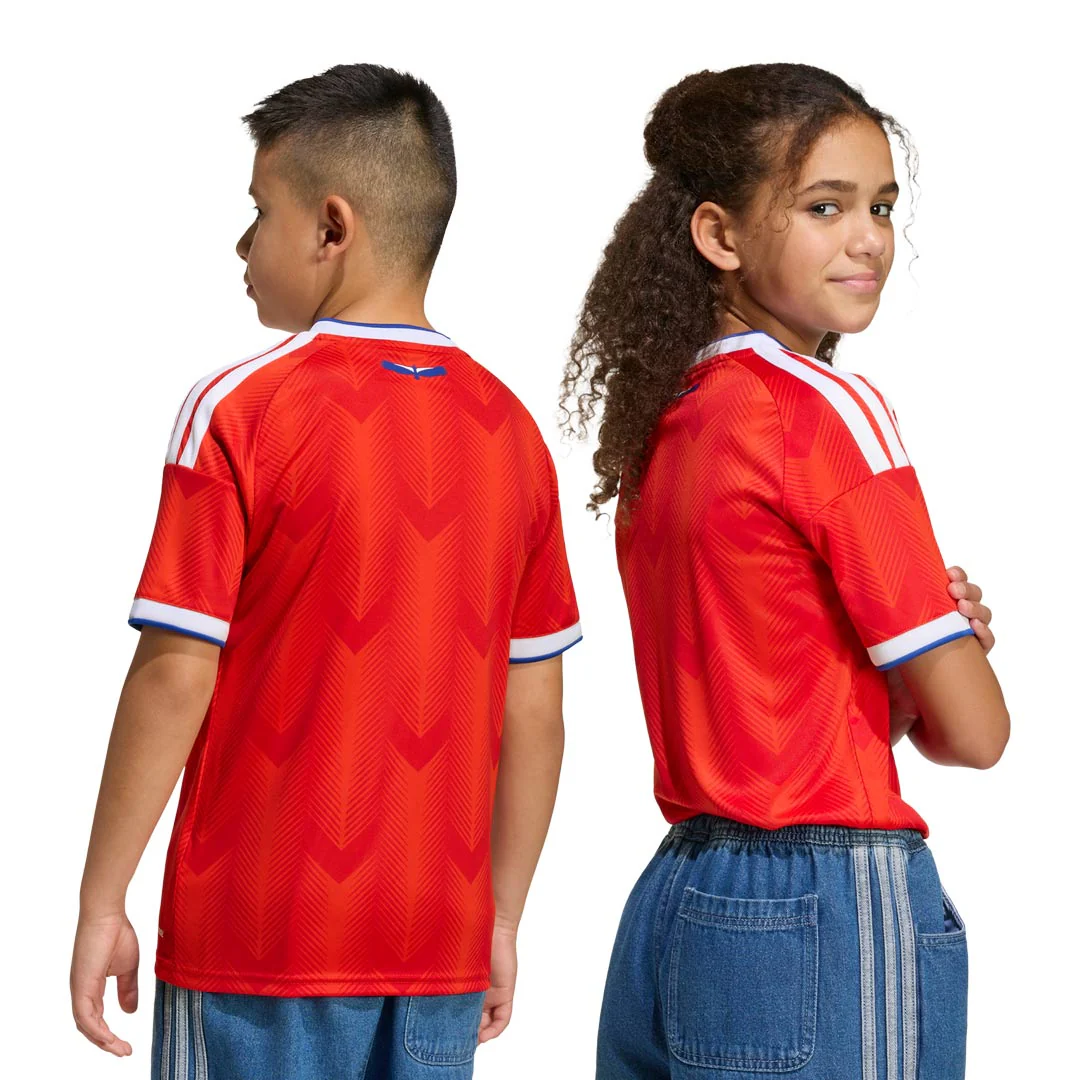 adidas - Kids' (Youth) Chile 26 Home Jersey (KG8545) - Image 3