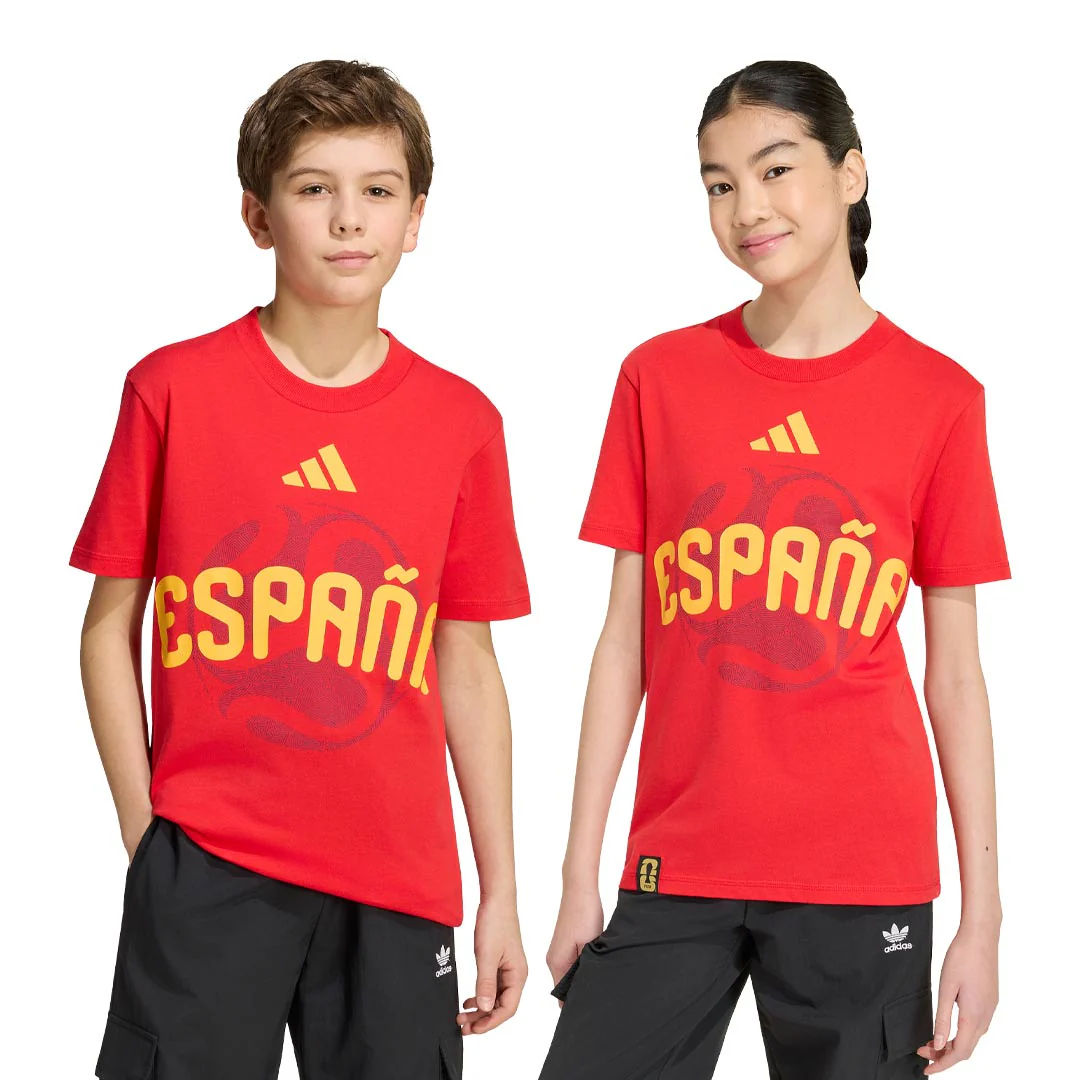 adidas - Kids' (Junior) FIFA World Cup 26™ Spain T-Shirt (JZ8878) - Image 2