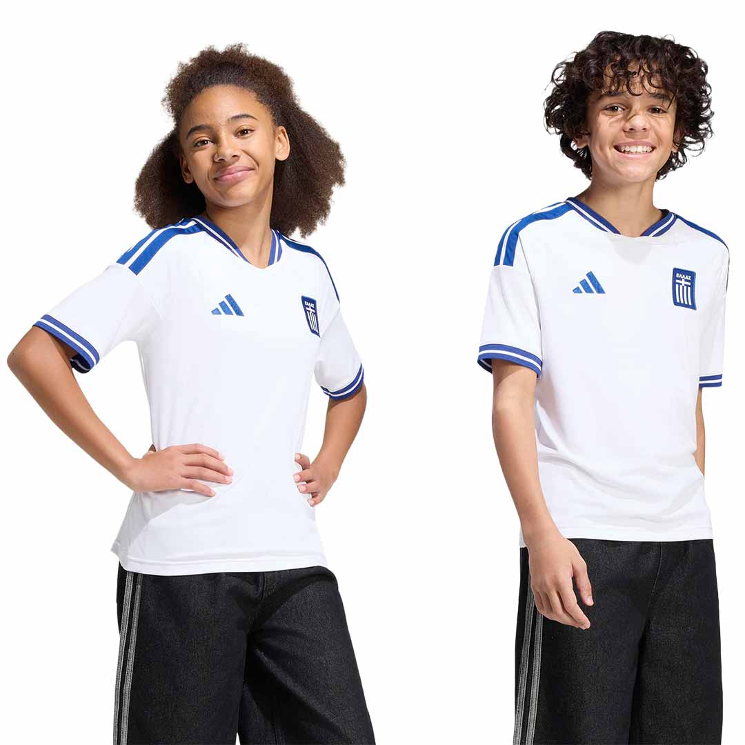 adidas - Kids' (Youth) Greece 26 Home Jersey (KF3551) - Image 2