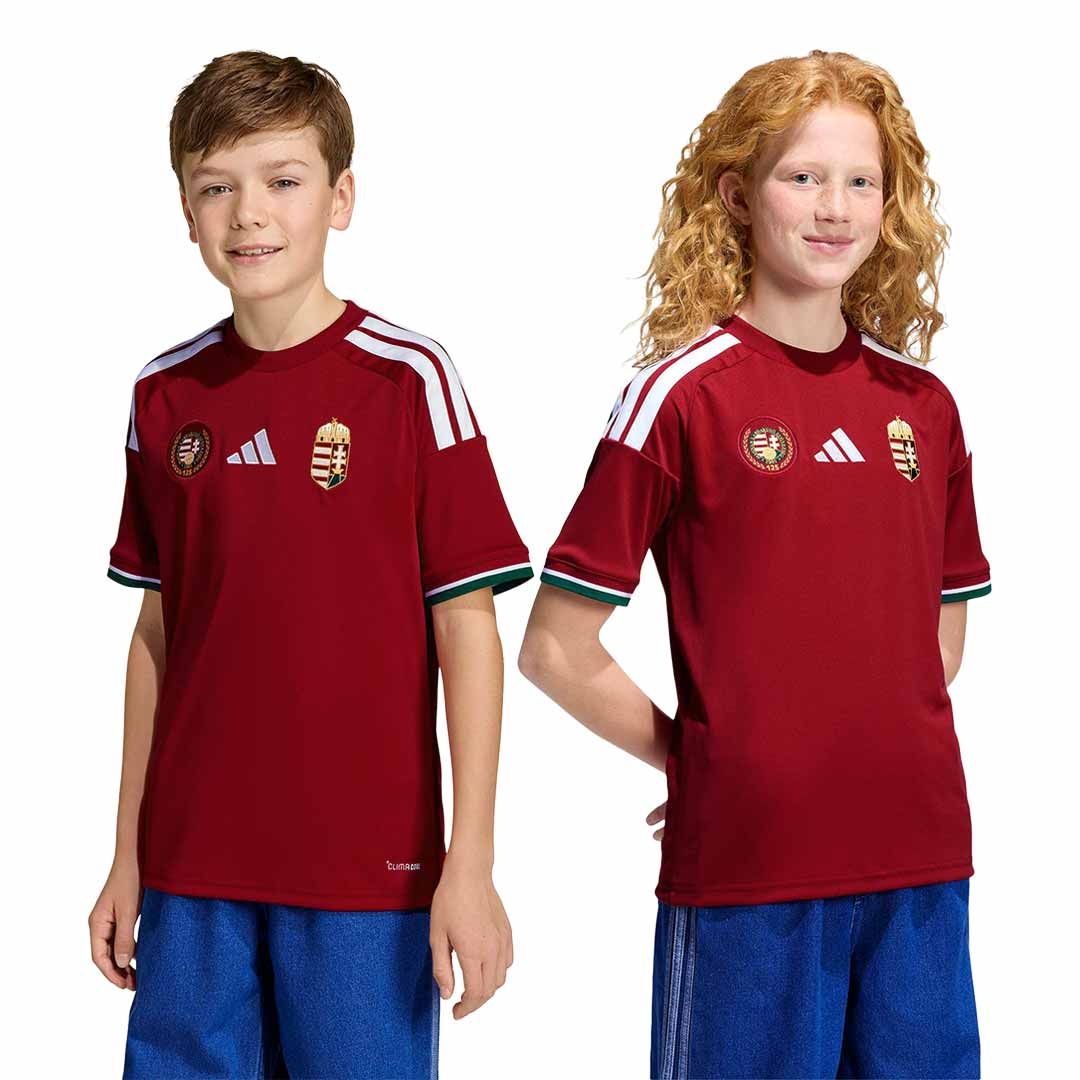 adidas - Kids' (Youth) Hungary 26 Home Jersey (JZ6977) - Image 2