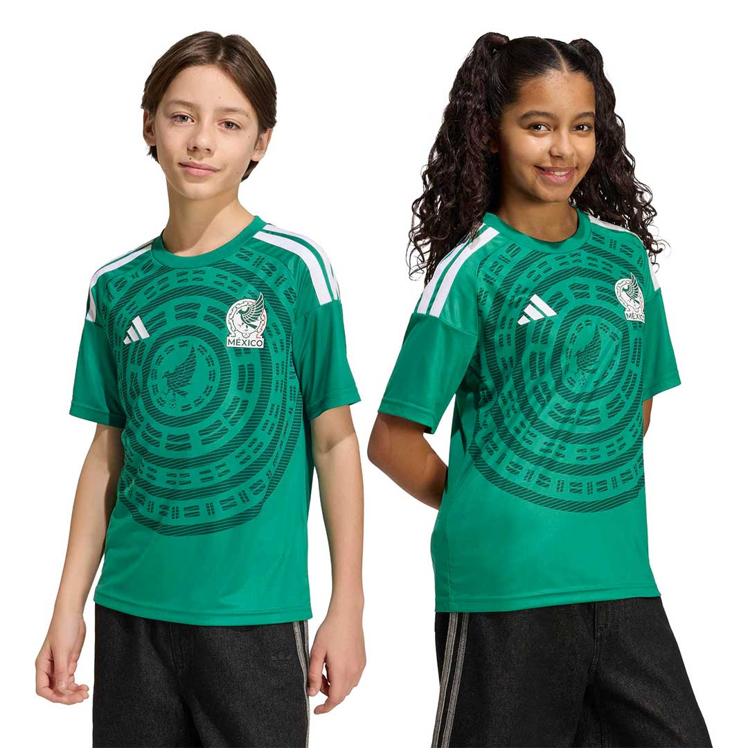 adidas - Kids' (Youth) Mexico 26 Home Fan Jersey (KA4004) - Image 2