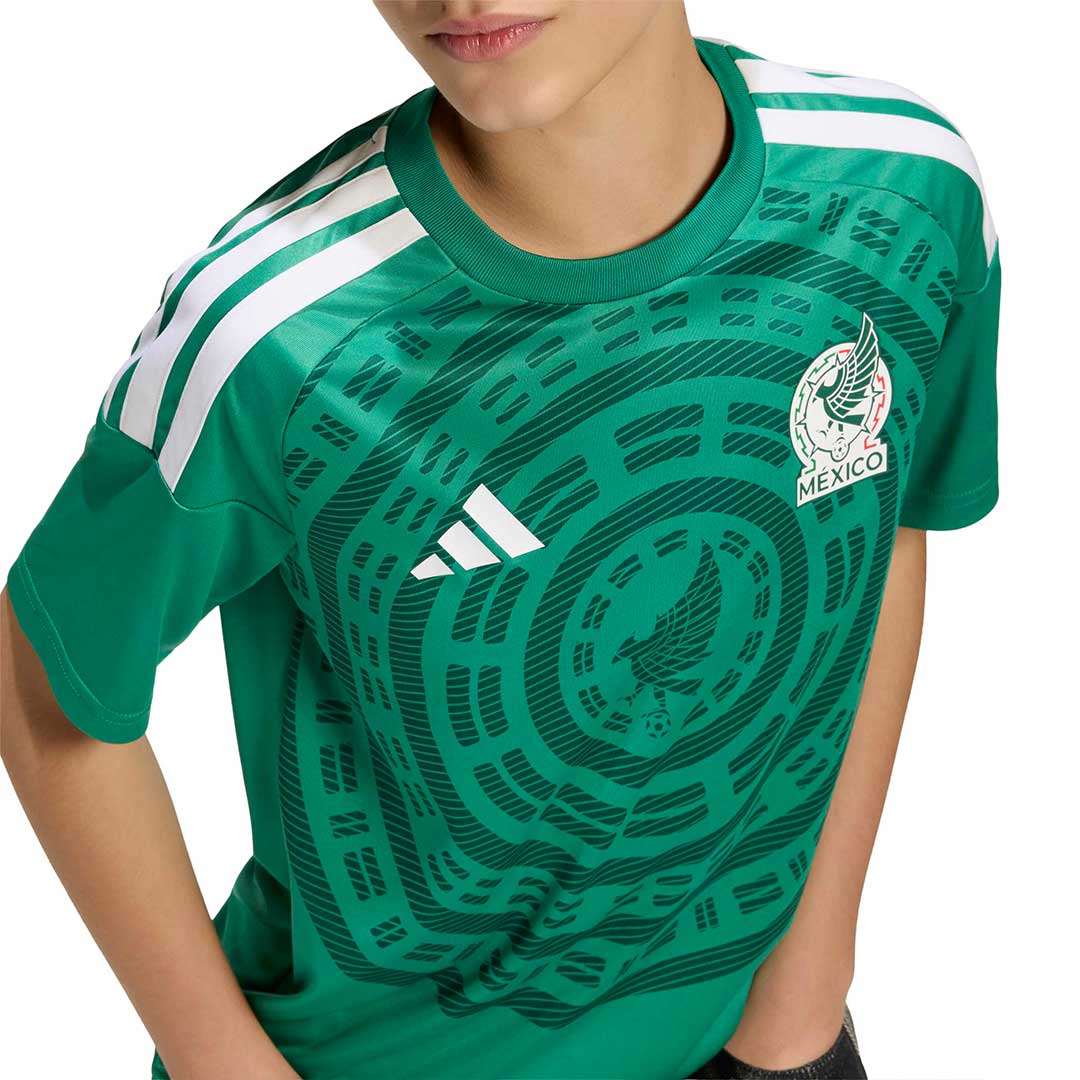 adidas - Kids' (Youth) Mexico 26 Home Fan Jersey (KA4004) - Image 4
