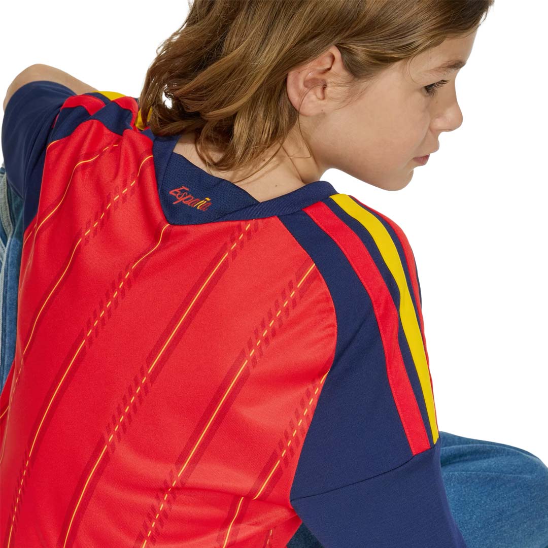 adidas - Kids' (Youth) Spain 2026 Home Jersey (JZ5757) - Image 5