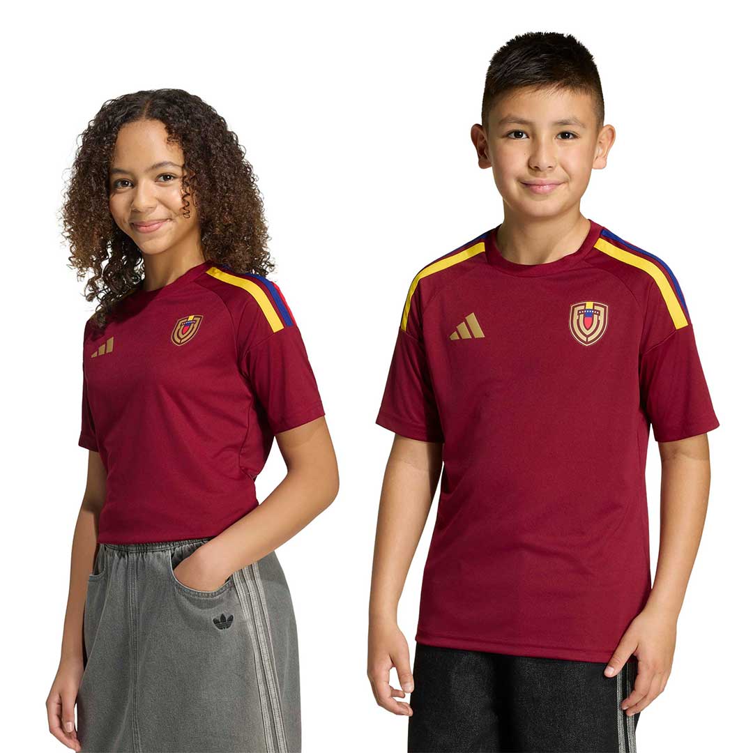 adidas - Kids' (Youth) Venezuela 26 Home Fan Jersey (KC9539) - Image 2