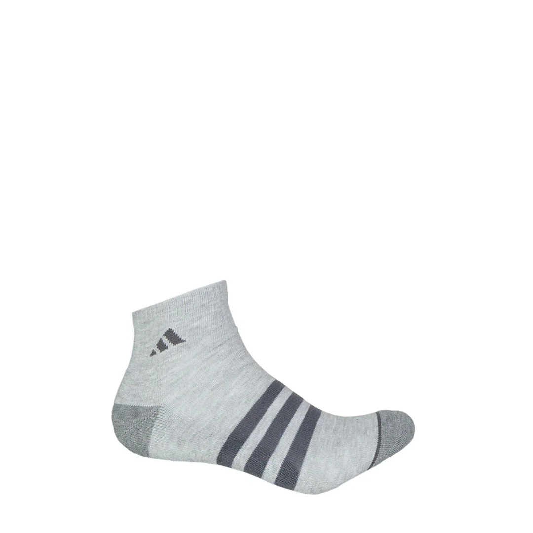 adidas - Men's 3 Stripe Cushioned 6 Pack 1/4 Socks (IV2029) - Image 2