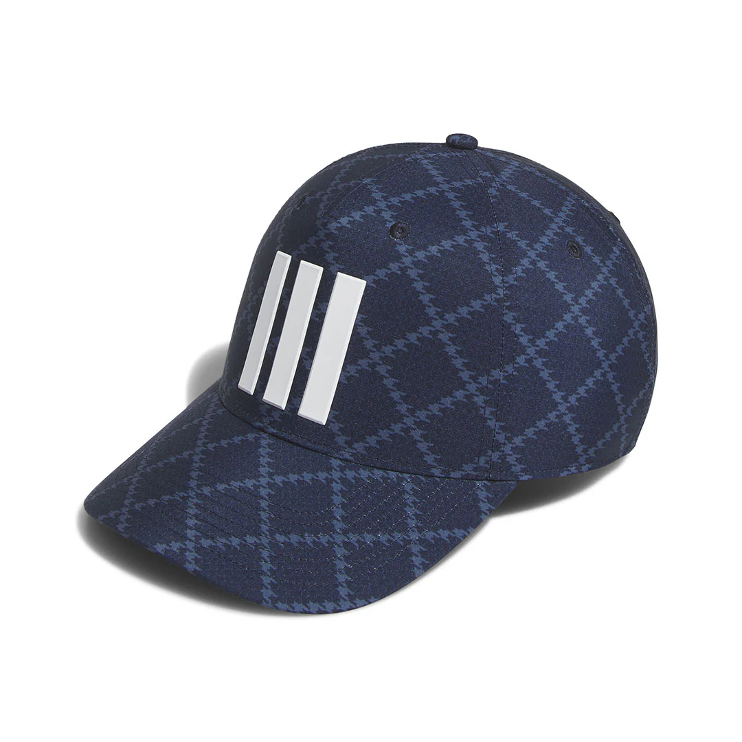 adidas - Men's 3-Stripes Tour Houndstooth Print Cap (JL7919-M) - Image 2