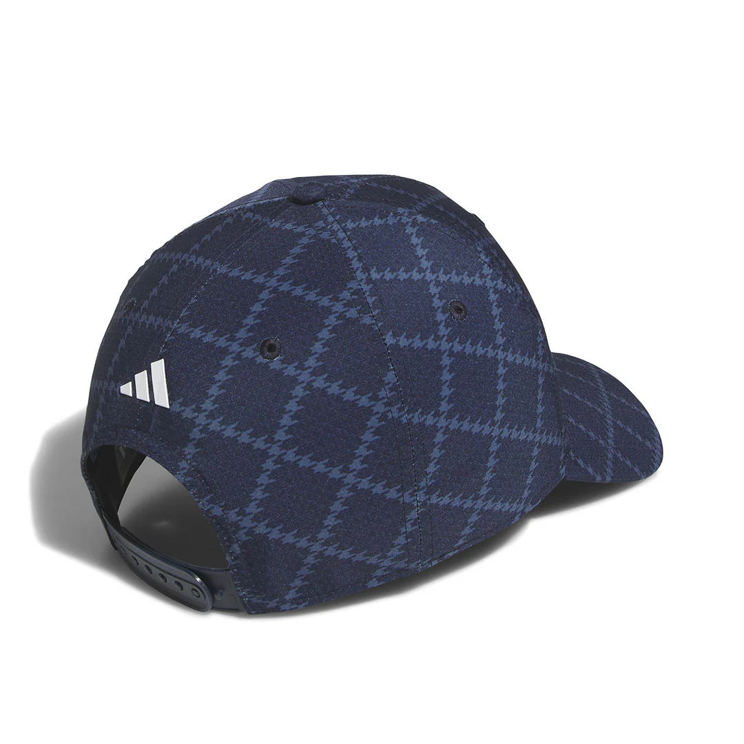 adidas - Men's 3-Stripes Tour Houndstooth Print Cap (JL7919-M) - Image 3