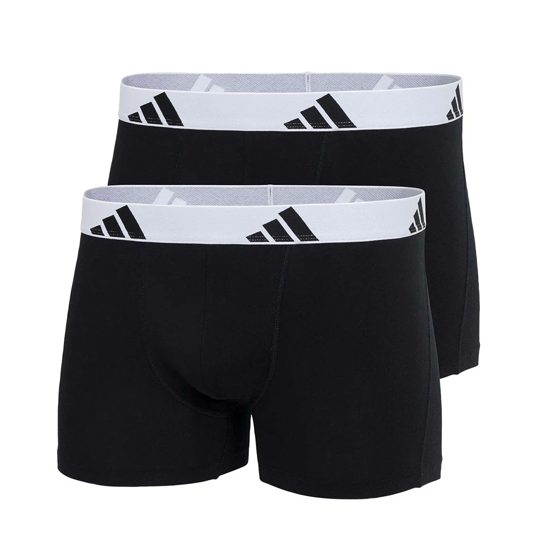 adidas - Men's Active Flex 2 Pack Cotton Trunk Brief (JK3954)
