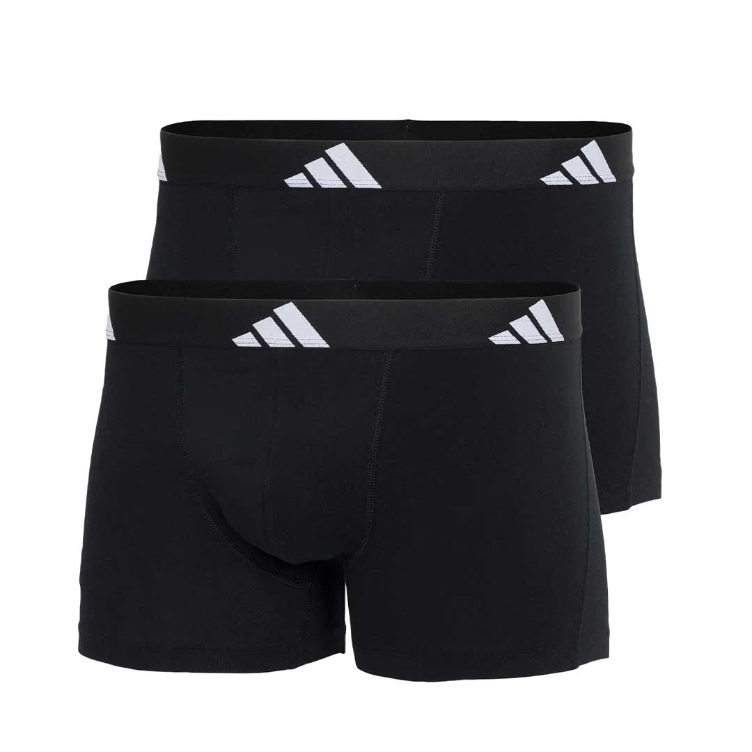 adidas - Men's Active Flex 2 Pack Cotton Trunks (JK7012)