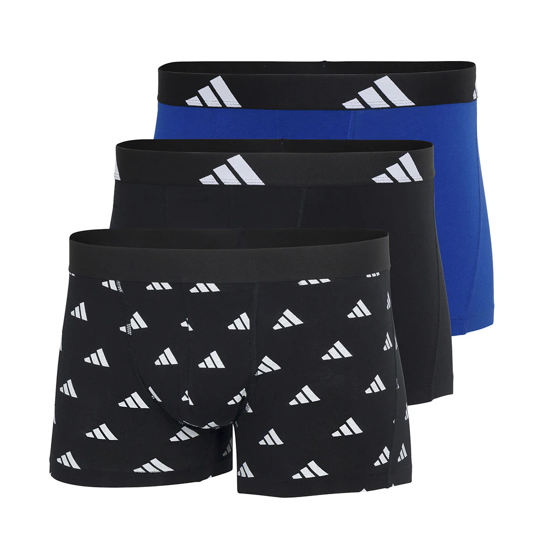 adidas - Men's Active Flex 3 Pack Cotton Trunk Brief (JK3952)