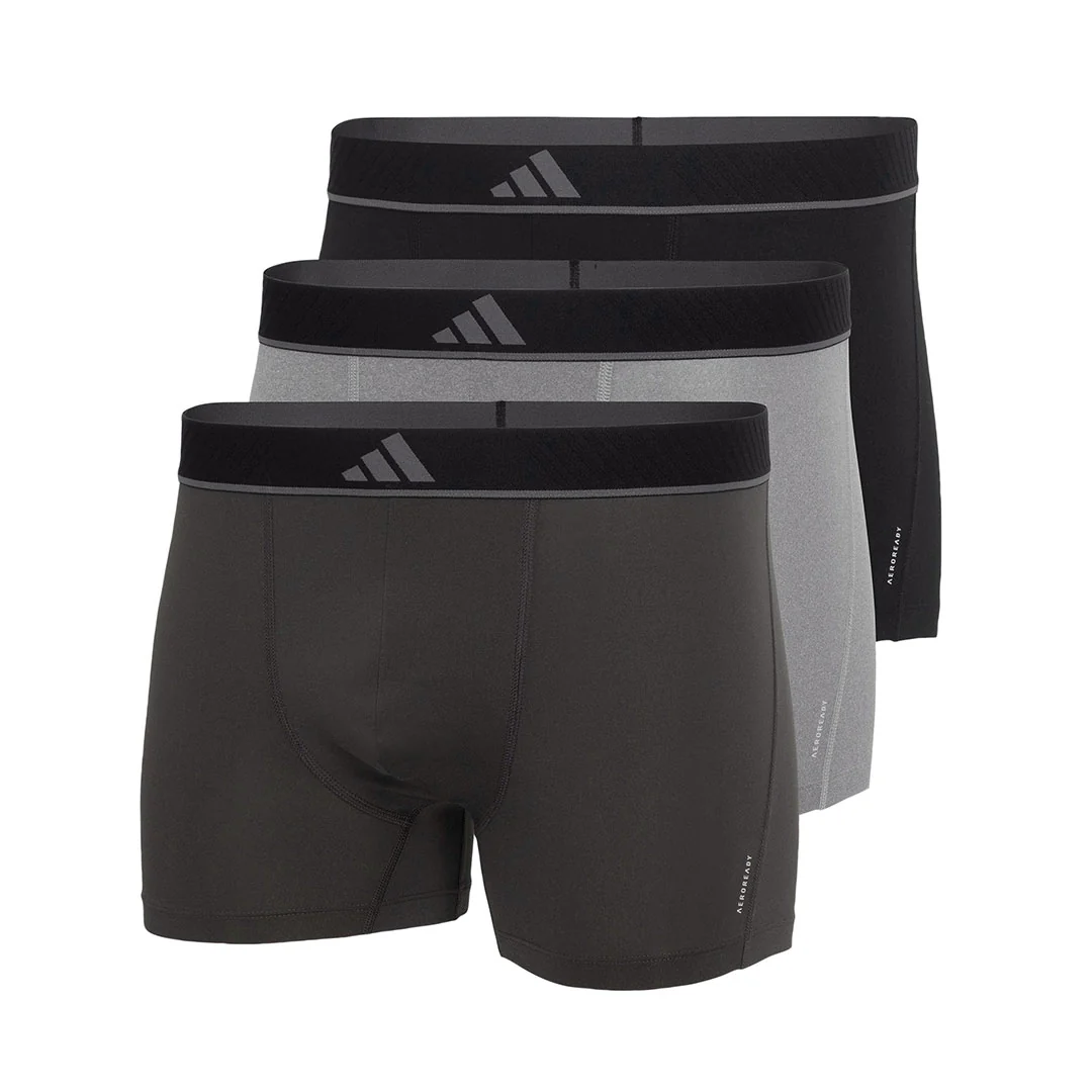 adidas - Men's Active Micro Flex 3 Pack Eco Trunk Brief (JK4008)