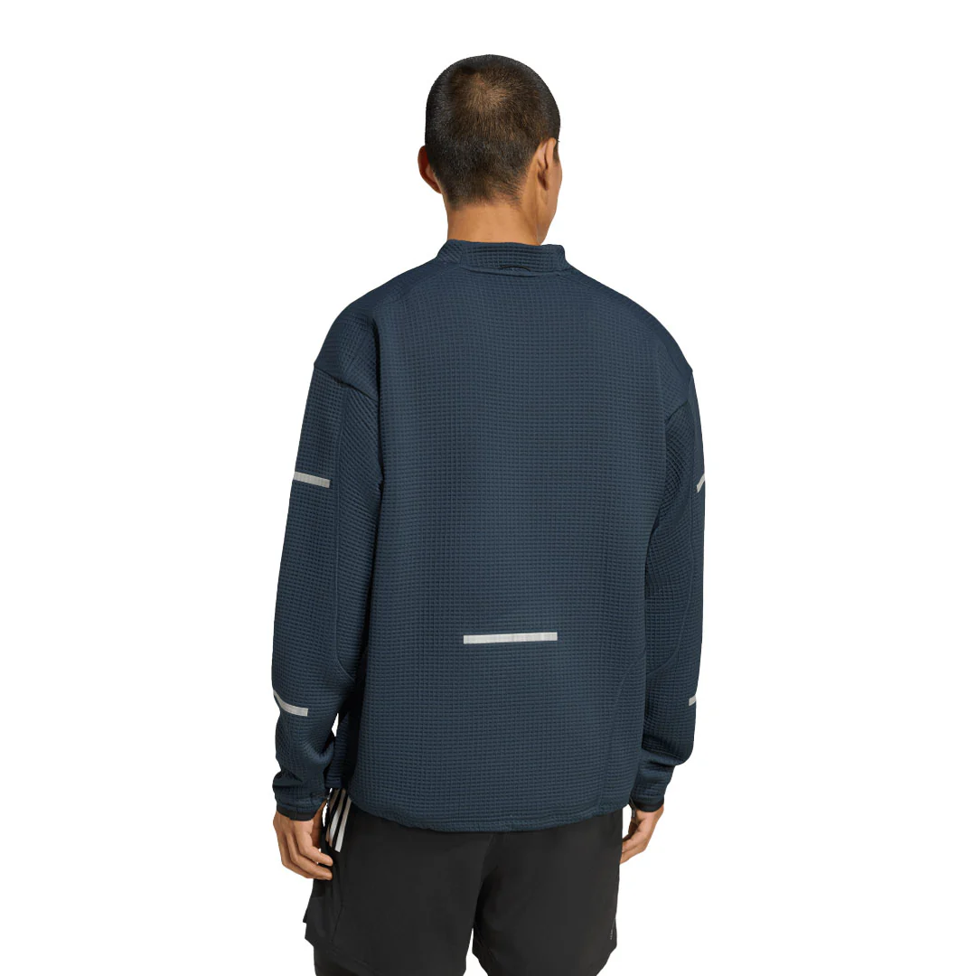 adidas - Men's Adi365 Running Climawarm+ Crewneck Sweatshirt (JP3845) - Image 3