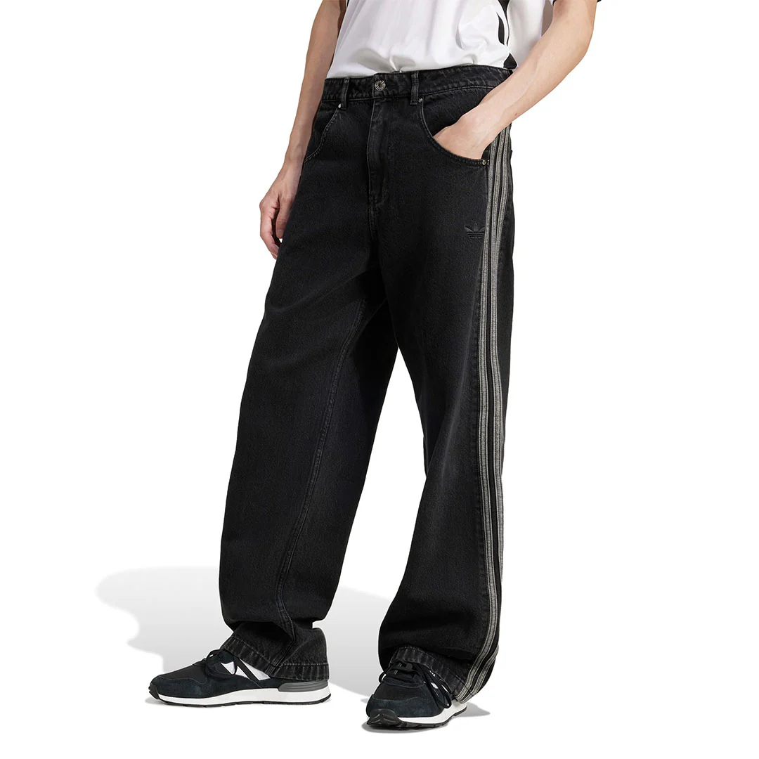 adidas - Men's Adicolor Denim Firebird Pant (JC6718) - Image 2