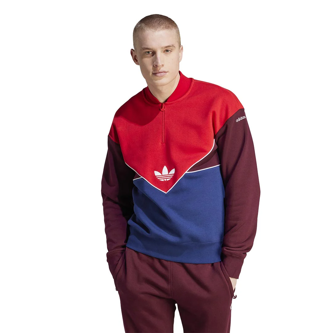 adidas - Men's Adicolor Seasonal Archive Half Zip Sweatshirt (IM4417) - Image 2