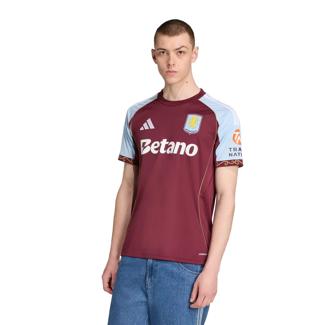 adidas - Men's Aston Villa FC 25/26 Home Jersey (JN8061) - Image 2