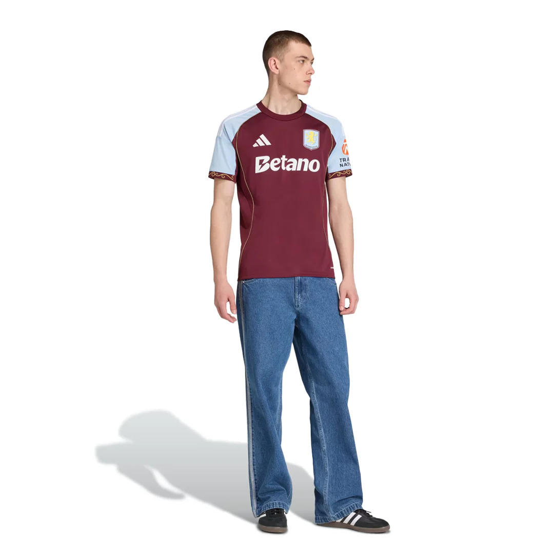 adidas - Men's Aston Villa FC 25/26 Home Jersey (JN8061) - Image 4
