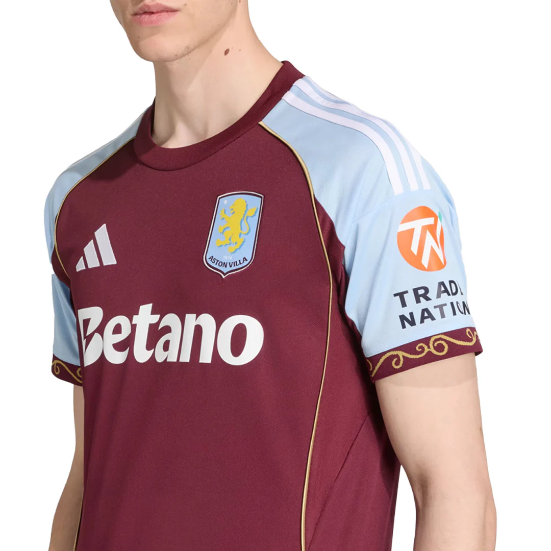 adidas - Men's Aston Villa FC 25/26 Home Jersey (JN8061) - Image 5