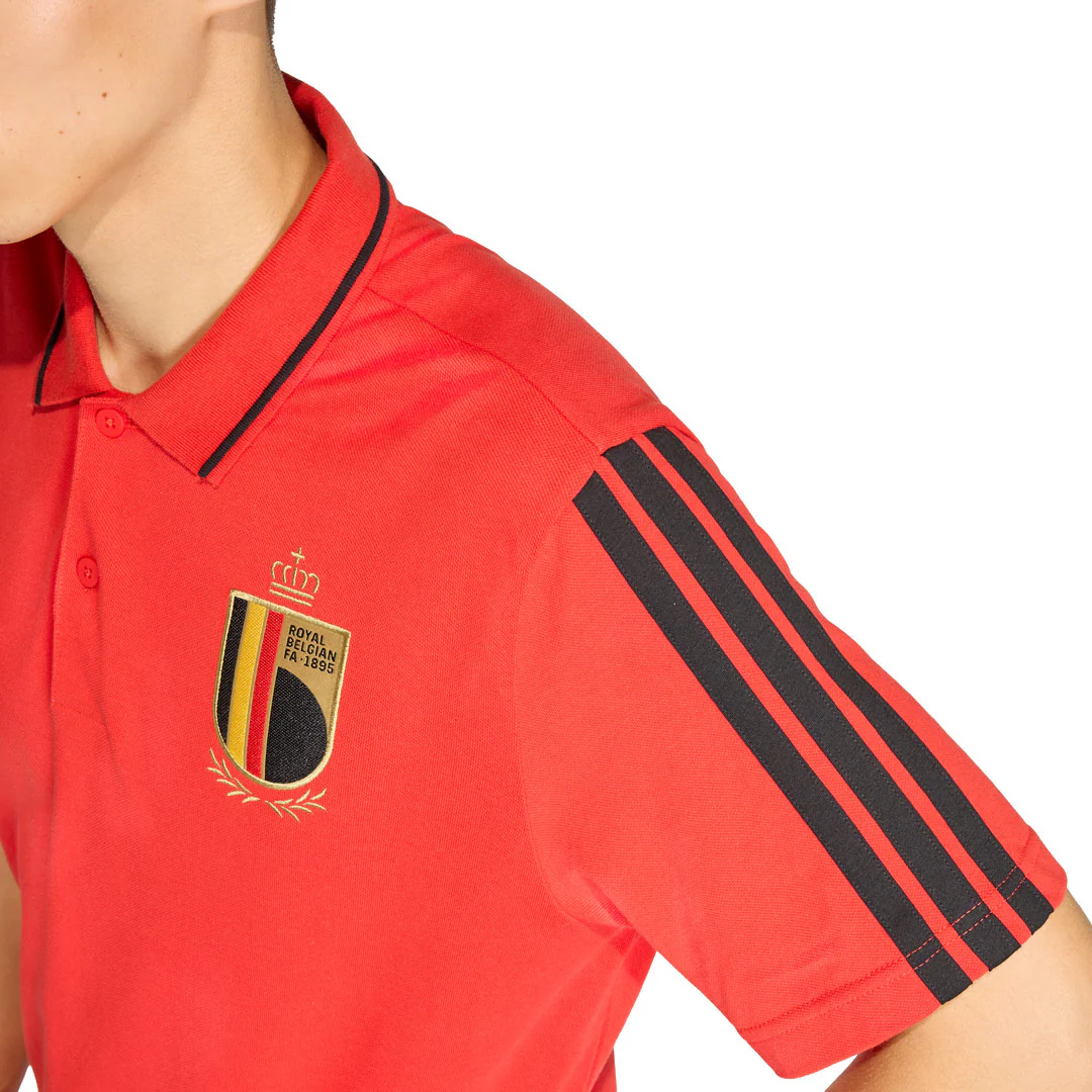 adidas - Men's Belgium DNA Polo (JZ2217) - Image 4