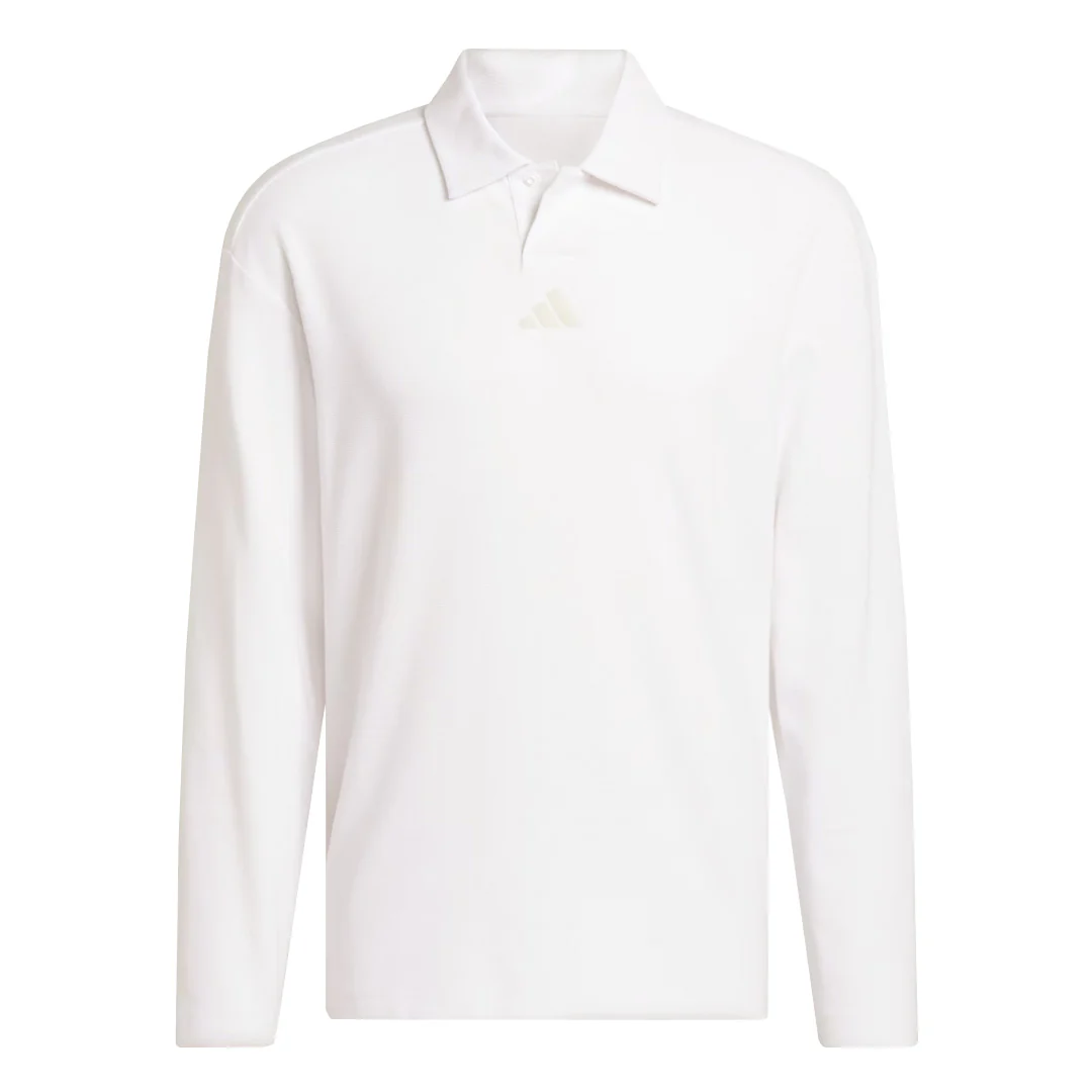 adidas - Men's Beyond The Course Long Sleeve Loose Fit Polo (JN3037)