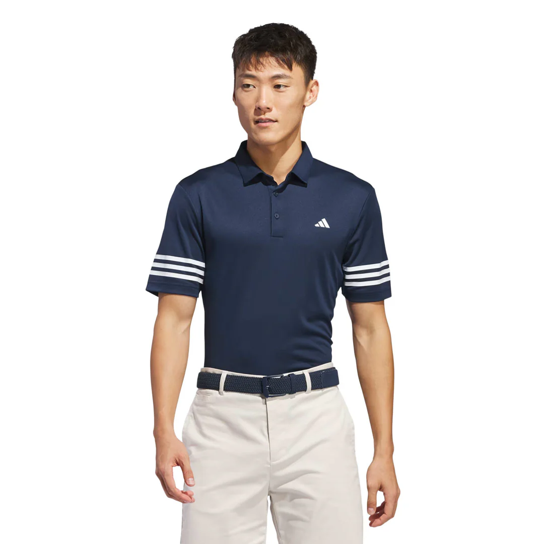 adidas - Men's Core 3-Stripes Polo (IQ2963) - Image 2