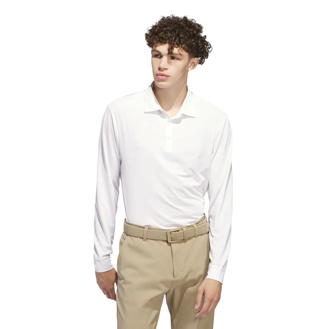 adidas - Men's Core Long Sleeve Polo (IT7213) - Image 2